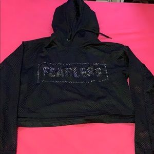 Long sleeve crop top